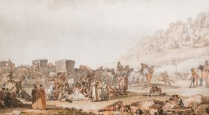 La Mort du Prince Grigori Potemkine dans la steppe bessarabienne, 1791 - Mikhail Matveevich Ivanov