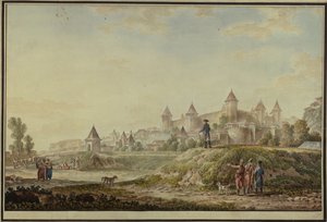 Vue de la forteresse de Bender, 1790 - Mikhail Matveevich Ivanov