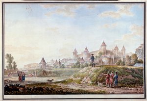 Vue de la forteresse de Tighina à Bendery en Moldavie
