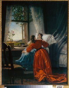 La visite au malade - Mikhail Petrovich Klodt