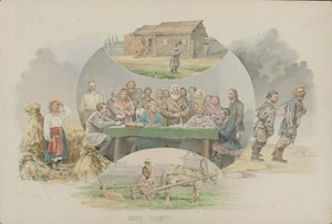 Collecte des impôts, 1862 - Mikhail Stepanovich Znamensky
