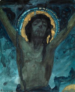 Christ sur la croix - Mikhail Vasilievich Nesterov