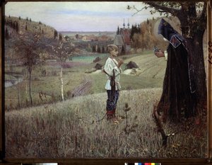 La vision du jeune Barthélemy - Mikhail Vasilievich Nesterov