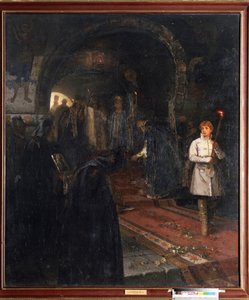 Les suppliants à la cour du tsar - Mikhail Vasilievich Nesterov