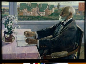 Portrait du médecin, psychologue et physiologiste Ivan Petrovich Pavlov - Mikhail Vasilievich Nesterov
