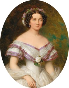 Portrait de la comtesse Maria Gabriella Josepha Anna Szápáry, née Atzél de Borosjenő - Miklós Barabás
