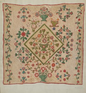 Courtepointe appliquée