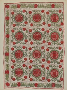 Courtepointe appliquée