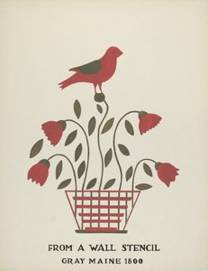 Design de Gray, Maine 1800 (no. 2) : Du portfolio proposé "Maine Wall Stencils"