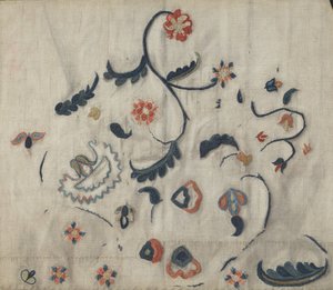 Jupon brodé (détail)