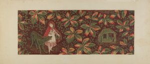Textile imprimé, vers 1940 - Mildred Ford