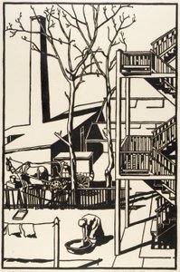 Escalier arrière - Mildred McMillen