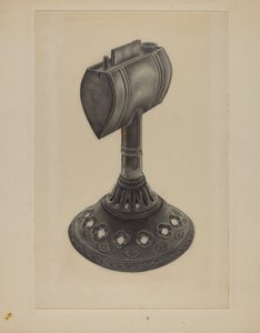 Lampe à huile de lard - Milton Grubstein