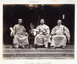 Mandarins de Canton, vers 1860 - Milton M. Miller