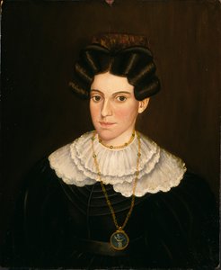 Femme en robe noire - Milton W. Hopkins