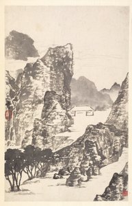 Paysage après Mi Fu