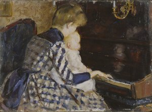 Au piano - Mina Carlson Bredberg