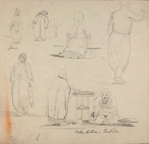Vendeur de gâteaux, Constantinople - Miner Kilbourne Kellogg