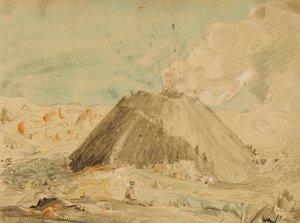 Figures près de Volcano - Miner Kilbourne Kellogg