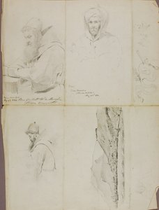 Études--Paysage et portrait - Miner Kilbourne Kellogg