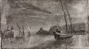 Sans titre (Bateaux dans le port) - Miner Kilbourne Kellogg
