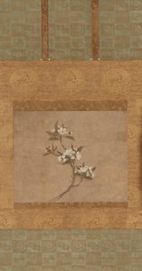 Une branche de fleurs de poirier - Ming Dynasty Chinese School