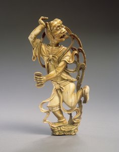 Figure de Kui xing (ivoire sculpté)