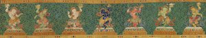 Détail de Thangka impérial brodé en soie