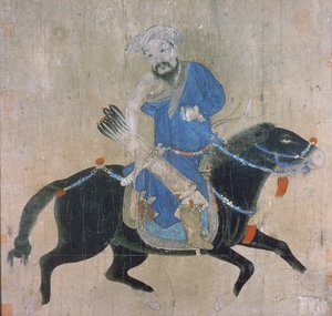 Archer mongol à cheval, des sceaux de l
