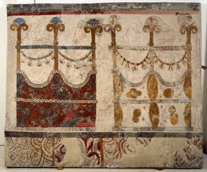 Civilisation minoenne : représentation de deux portails (Ikria)