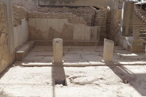 Site archéologique minoen de Phaistos, mégaron de la reine - Minoan