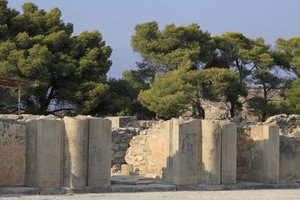 Site archéologique minoen de Phaistos. Porte de l