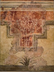 Composition minoenne. Panneau des "Fresques de Lys" - Minoan