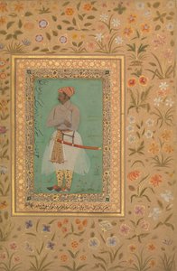 Portrait du Maharaja Bhim Kanwar, Folio de l