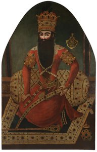 Portrait de Fath Ali Shah 1797-1834 - Mirza Baba