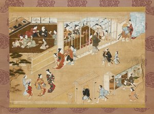 Quartiers de plaisir de Yoshiwara - Miyagawa Chōshun