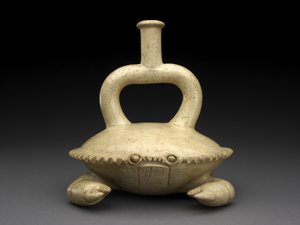 Vase effigie de crabe - Moche Moche