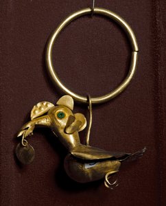 Art précolombien, culture Mochica : boucle d