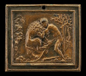 Hercule et le lion de Némée - Moderno