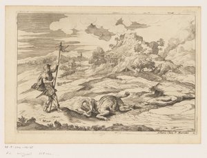 Paysage avec Saint Georges et le dragon (série Paysages d