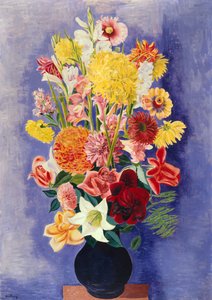 Dahlias, roses, glaïeuls et lys