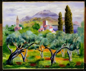 Paysage, vers 1920