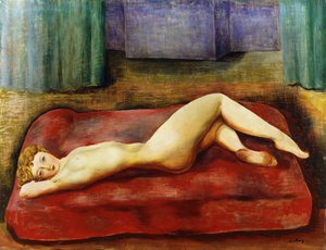 Nu sur lit rouge ; Nu au Lit Rouge