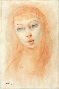 Portrait de femme (huile sur toile)