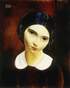 Portrait of a Young Girl; Portrait de Jeune Femme - Moise Kisling