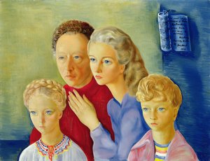 La famille Rubinstein - Moise Kisling
