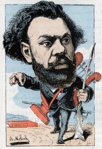 Portrait de Clovis Hugues (1851-1907), poète et homme politique français - Moloch
