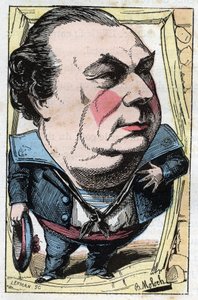 Portrait de François Dumaine (1831-1893), comédien français - Moloch