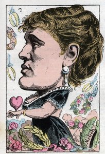 Portrait de Gabrielle Maria Krauss, chanteuse autrichienne (1842-1906) - Moloch