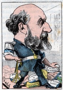 Portrait de Guillaume Victor Augier, dramaturge français - Moloch